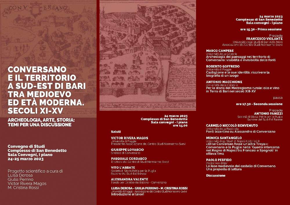 Conversano e il territorio a sud-est di Bari tra medioevo ed età moderna